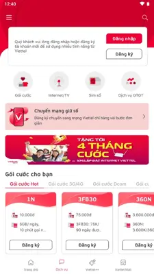 My Viettel android App screenshot 2